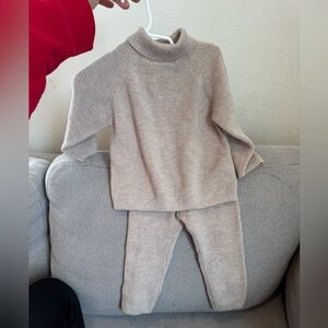 Zara soft knit set 9-12m NWOT